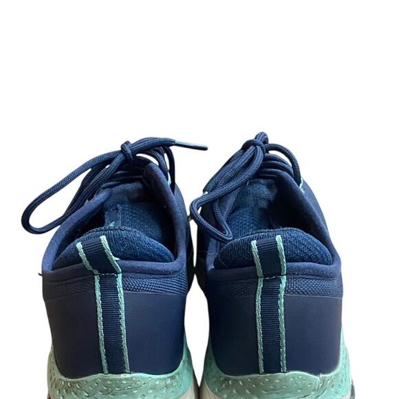 Skechers Alloy Toe Work Sneaker Women's 6 Blue Teal Arch Fit Slip Resistant - Picture 7 of 9